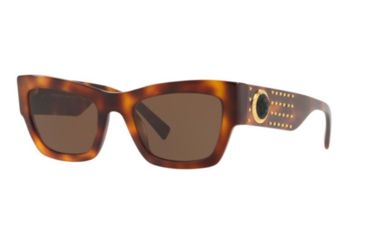 Image of Versace VE4358 Prescription Sunglasses, 52mm, Havana, VE4358-529673-52-SV