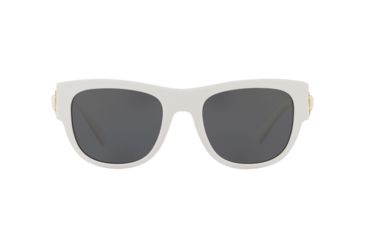 Image of Versace VE4359 Bifocal Prescription Sunglasses, 55mm, White, VE4359-401-87-55-BI