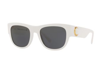 Image of Versace VE4359 Bifocal Prescription Sunglasses, 55mm, White, VE4359-401-87-55-BI