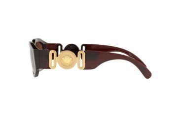 Image of Versace VE4361 Bifocal Prescription Sunglasses, 53mm, Transparent / Red, VE4361-388-73-53-BI
