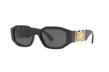 Image of Versace VE4361 Bifocal Prescription Sunglasses, 53mm, Black, VE4361-GB1-87-53-BI