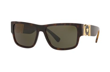 Image of Versace VE4369 Sunglasses 108/82-58 - , Green Lenses