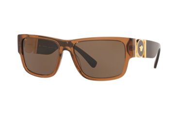 Image of Versace VE4369 Sunglasses 50283G-58 - , Light Brown Lenses