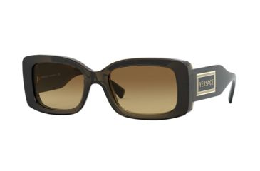 Image of Versace VE4377 Sunglasses 200/13-52 - , Brown Gradient Lenses