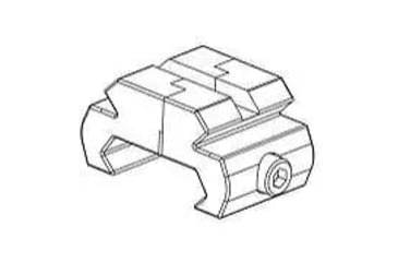 Image of Versaring 1in Vertical Rifle Scope Ring, Black Matte, V1