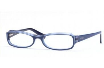 Image of Versus VR8041-565-5216 Eyeglasses Frames Transparent Purple On Transparent Orange Frame / 52 mm Lenses