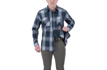 Image of Vertx Guardian 2.0 Long Sleeve Shirt - Men's, Small, Undertow Blue Plaid, F1 VTX1441 UBLP SMALL REG