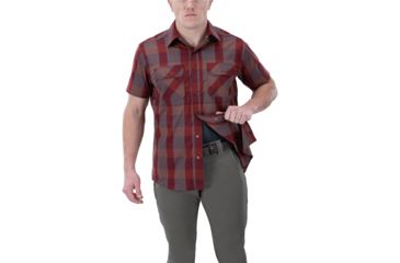 Image of Vertx Guardian 2.0 Short Sleeve Shirt - Men's, Small, Campfire Red, F1 VTX1431 CRDP SMALL