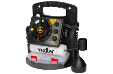 Image of Vexilar FLX-30 BB Pro Pack II w/ Broad Band Ice-Ducer, Soft Pack, and Lithium Battery, Black, Regular, PPLI30BB