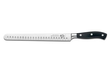 Image of Victorinox 10&quot; Forged Fluted Slicing Knife w/ Granton Edge 7.7223.26G