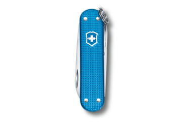 Image of Victorinox Classic Alox Limited Edition 2020 Swiss Pocket Knife, Ribbed, Aqua Blue, 58mm, 0.6221.L20