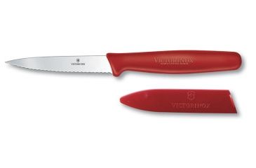 Image of Victorinox Paring Knife w/ Sheath, Red 57611