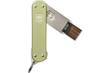 Image of Victorinox SLIM Flight USB Flash Drive - 8 GB, Green Alox 4617124G8