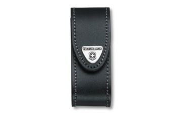 Image of Victorinox Swiss Army Knife Pocket Knife Pouch, Medium, Black, Leather 33260