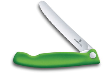 Image of Victorinox Swiss Classic Fld Paring Grn Knife, Green polypropylene handle, 6.7836.F4B