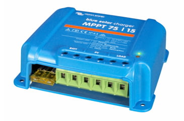 Image of Victron Energy BlueSolar MPPT Charge Controller, 75V, 15 amps, Blue, SCC010015050R