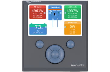 Image of Victron Energy Color Control GX Monitor, Button Control, Grey, BPP010300100R