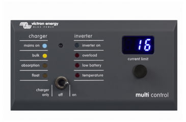 Image of Victron Energy Digital Multi Control 200 GX, 200A, Black, DMC000200010R