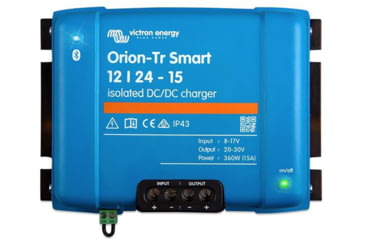 Image of Victron Energy Orion-TR Smart DC-DC Isolated Charger / Power Supply, 20-30 volts, 15 amps, 360W, Blue, ORI122436120