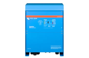 Image of Victron Energy Quattro Inverter/Charger, 48 volts, 10000W, 200 amps Battery Charger, 50 amps Transfer Switch, Blue, QUA483100100