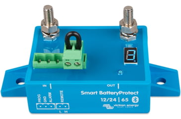 Image of Victron Energy Smart BatteryProtect, 65 amps, 6-35 volts, Bluetooth Capable, Blue, BPR065022000