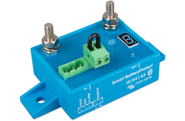 Image of Victron Energy Smart BatteryProtect, 65 amps, 6-35 volts, Bluetooth Capable, Blue, BPR065022000