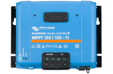 Image of Victron Energy SmartSolar MPPT Charge Controller, 150V, 100 amps, Blue, SCC115110211