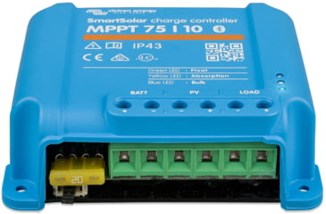 Image of Victron Energy SmartSolar MPPT Charge Controller, 75V, 10 amps, Blue, SCC075010060R