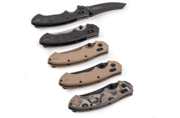 Image of Viking Tactics Patriot Folding Blade Knife, FDE/FDE, VTAC-K7-PF-FDE
