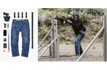 Image of Viktos Operatus XP Denim Jeans, Mens, 40in Waist, 34in Inseam, Blue, 1502819