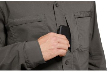 Image of Viktos Sofari Ops Long Sleeve Button-up Shirt - Mens, Greyman, Large, 1804804