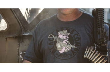 Image of Viktos The Pig Tee T-Shirt - Mens, Navy Heather, 2XL, 1812506