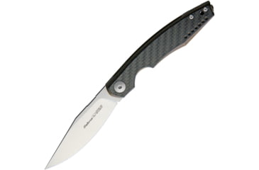 Image of Viper Belone Linerlock Folding Knife, 4.5in Closed, 3.25in Satin Bohler M390 SS Blade, Bronze Anodized Titanium Handle With Carbon Fiber Onlay, Pocket Clip, V5970BRFC