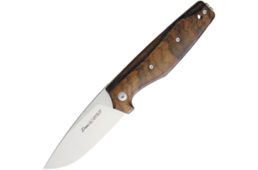 Image of Viper Dan 1 Folding Knife, 4.5in Closed, 3in Satin Bohler N690 SS Clip Point Blade, Ziricote Wood Handle, Pocket Clip, Designed By Tommaso Rumici, V5928ZI