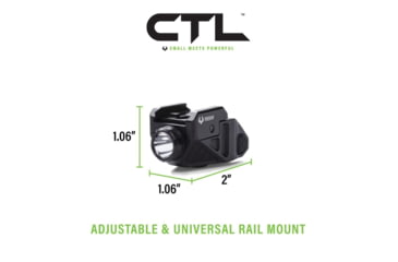 Image of Viridian Weapon Technologies CTL Universal 525 Lumen Tactical Light w/ Rechargeable Battery, INSTANT-ON and SafeCharge Power Bank, FDE, 930-0057