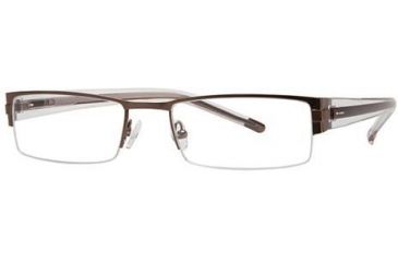 Image of Visions 180 Eyeglass Frames - Frame Brown/Brown, Size 53/19mm VIVISION18002