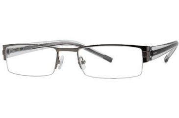 Image of Visions 180 Eyeglass Frames - Frame Gunmetal/Black, Size 53/19mm VIVISION18001