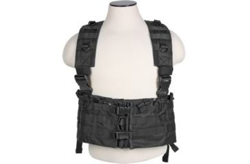 Image of VISM AR Chest Rig w/Quick Detach Buckles - Black CVARCR2922B