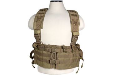 Image of VISM AR Chest Rig w/Quick Detach Buckles - Tan CVARCR2922T