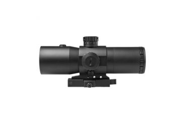 Image of VISM CBT Series 3.5X40 Prismatic Scope/Built In Red Laser/Blue Ill./Mil Dot/Green Lens, BLACK VCBTREM3540G