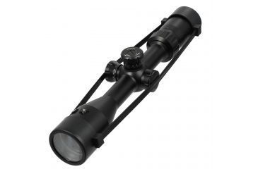 Image of Vism 3-9X42 Rifle Scope With Integrated Red Laser/Black with Mil-Dot Reticle VSFLRBM3942G