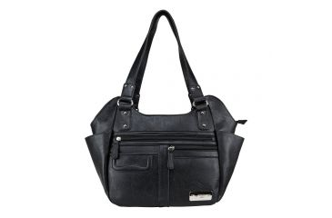 Image of Vism Concealed Carry Quilted Hobo Bag, Black, Large, BWM001