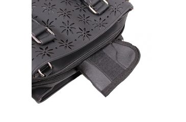 Image of Vism Daisy Crossbody Satchel, Black, BWQ001