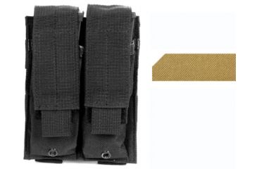 Image of Vism Double Pistol Mag Pouch, Tan CVP2P2931T