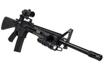 Image of Vism Keymod 1in Extended Flashlight Mount/Modular, Black VMFLKMMR