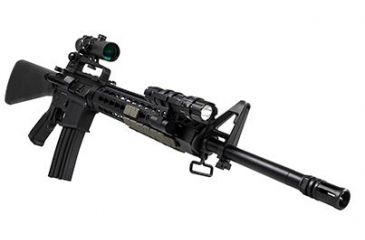 Image of Vism Keymod 1in Extended Flashlight Mount/Modular, Black VMFLKMMR