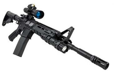 Image of Vism M-Lok 1in Extended Flashlight Mount/Modular, Black VMFLMLMR