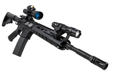 Image of Vism M-Lok 1in Extended Flashlight Mount/Modular, Black VMFLMLMR