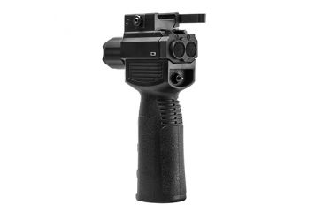 Image of VISM Quick Release Vertical Grip with LED Light/Laser, Gen II, Black VAQVGFLGV2