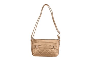 Image of Vism Quilted Crossbody Bag, Brown, BWS002